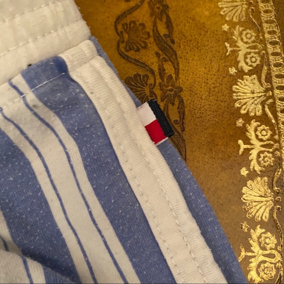 Tommy Hilfiger Sleepwear Blue & White Shorts - Picture 2 of 4